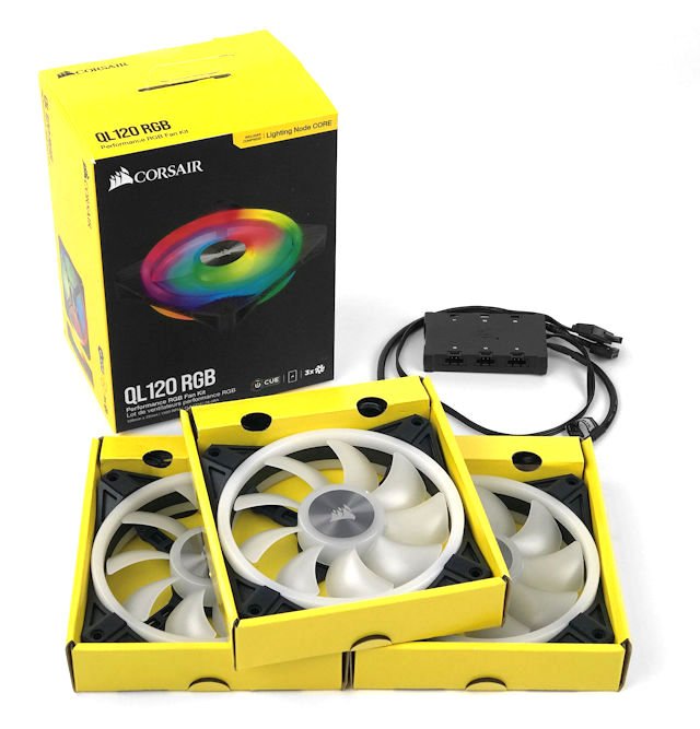 双面四环、34 颗 RGB LED CORSAIR iCUE QL120 RGB 12cm PWM 风扇(1)