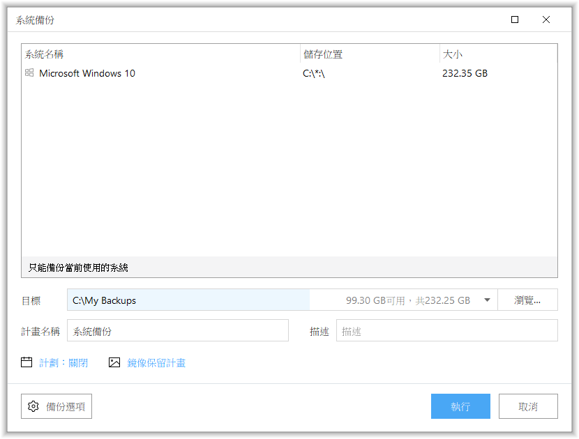 磁碟镜像备份、Windows 系统複製 EaseUS Todo Backup 文件备份软件(3)