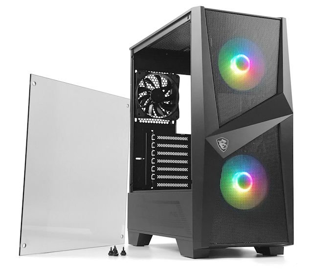平玩 MSI ARGB 龙魂新箱 MSI MAG FORGE 100R Mid-Tower 机箱(2)