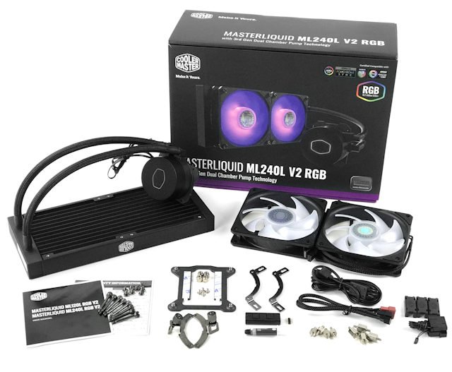升级新水泵　冷排鳍片 +20% Cooler Master ML240L V2 RGB 一体式水冷(2)