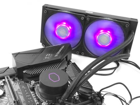 升级新水泵　冷排鳍片 +20% Cooler Master ML240L V2 RGB 一体式水冷