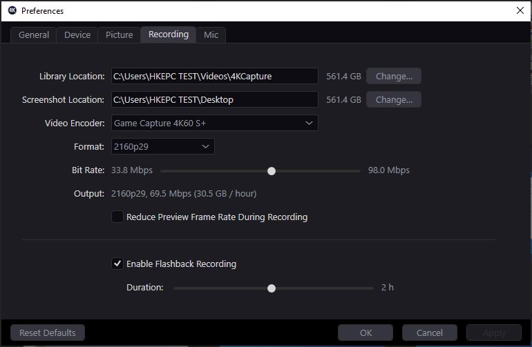 ELGATO 4K Capture Utility