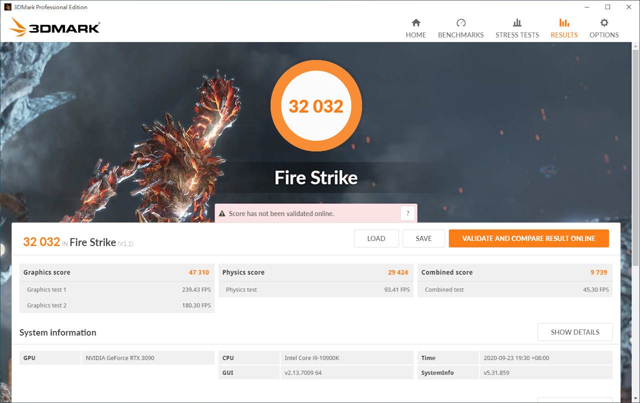 ASUS TUF RTX 3090 O24G GAMING显示卡