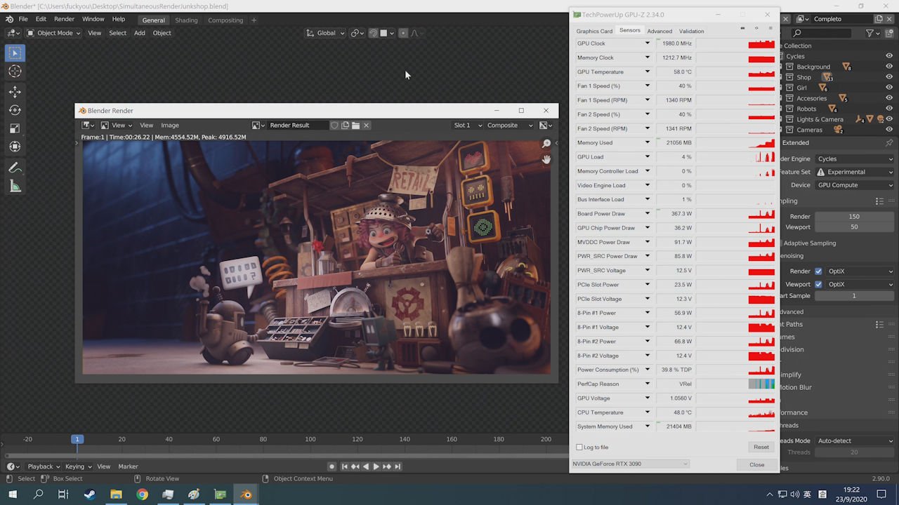 ASUS TUF RTX 3090 O24G GAMING显示卡