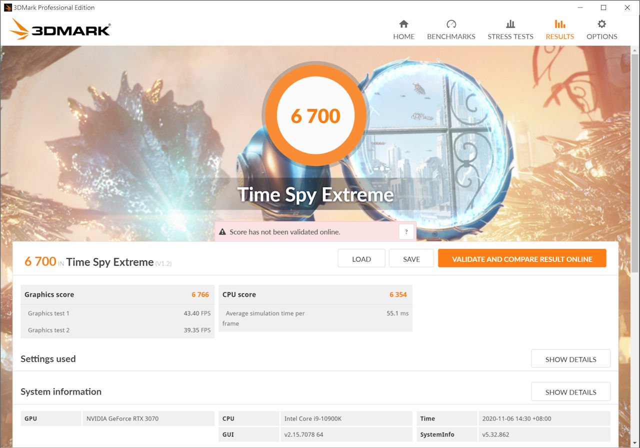 GALAX GeForce RTX 3070 SG
