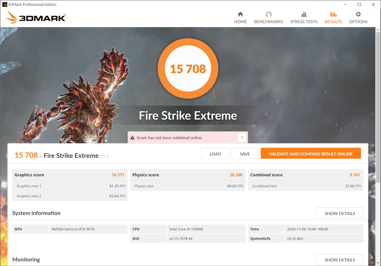 GALAX GeForce RTX 3070 SG