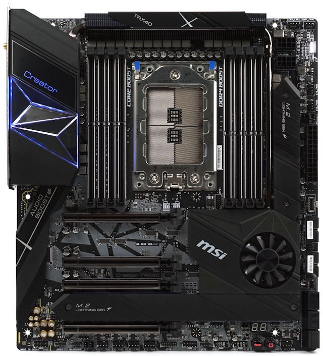 打造 AMD TRX40 工作站 MSI CREATOR TRX40 旗舰级主机板(1)