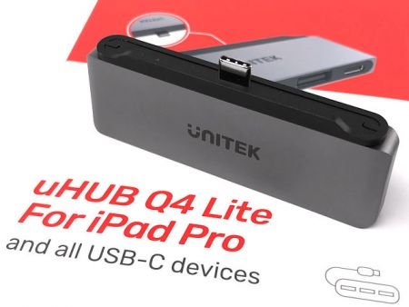 为 iPad Pro 扩展 I/O 功能 UNITEK uHUB Q4 Lite for iPad Pro