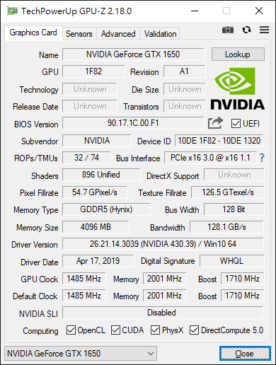 GTX1650 Twin