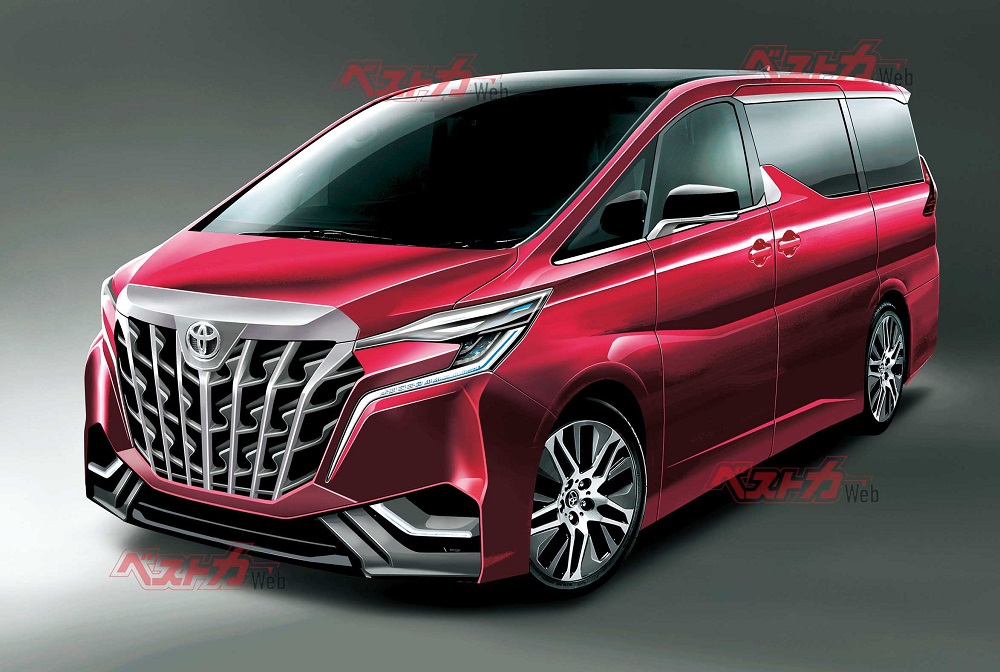 Toyota 百万级 MPV，全新 Alphard 新外观，更恶更快(2)