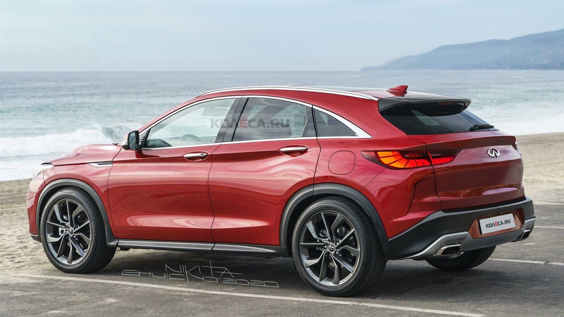 全球首款可变压缩比，日系 Infiniti QX55 SUV 预想图(16)