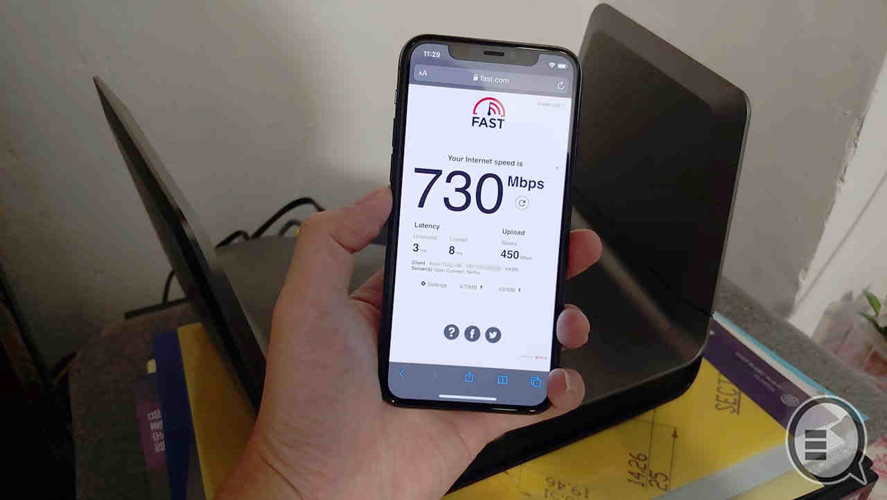 iPhone 11 Pro WiFi 6 (AX) 实测，速度比 AC 提升近 30%！(2)