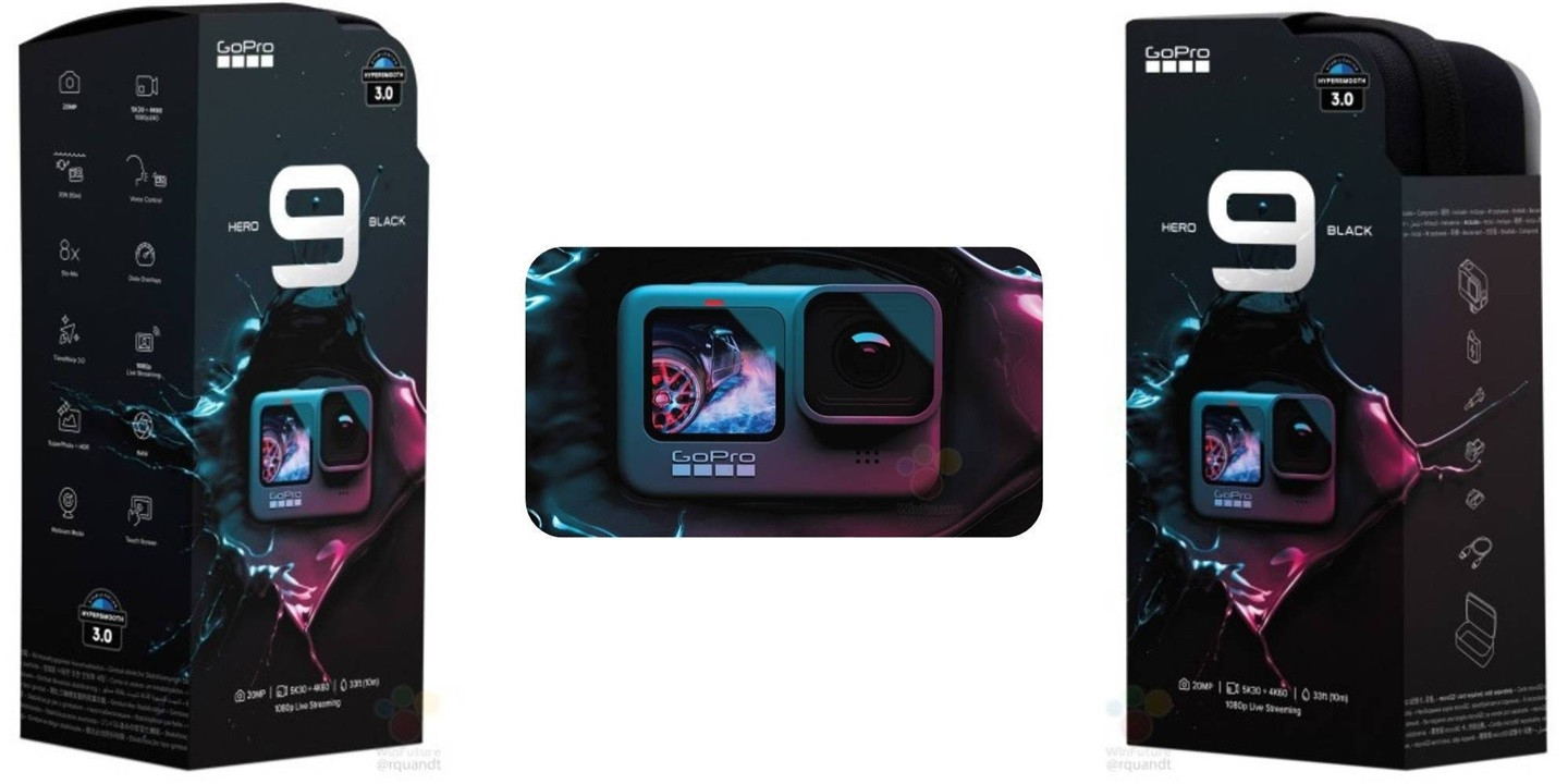 GoPro Hero 9 Black 曝光，最高5K录製、语音控制、1720mAh电池(1)