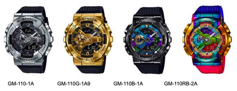 G-SHOCK 重塑 GA-110 经典，以金属錶圈造就出 GM-110 系列(2)