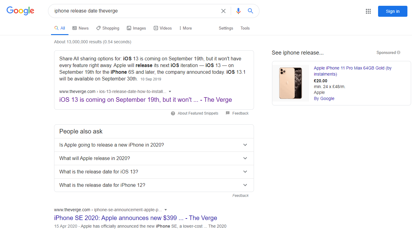 Google 可以在第三方网站上显示出搜寻结果(1)