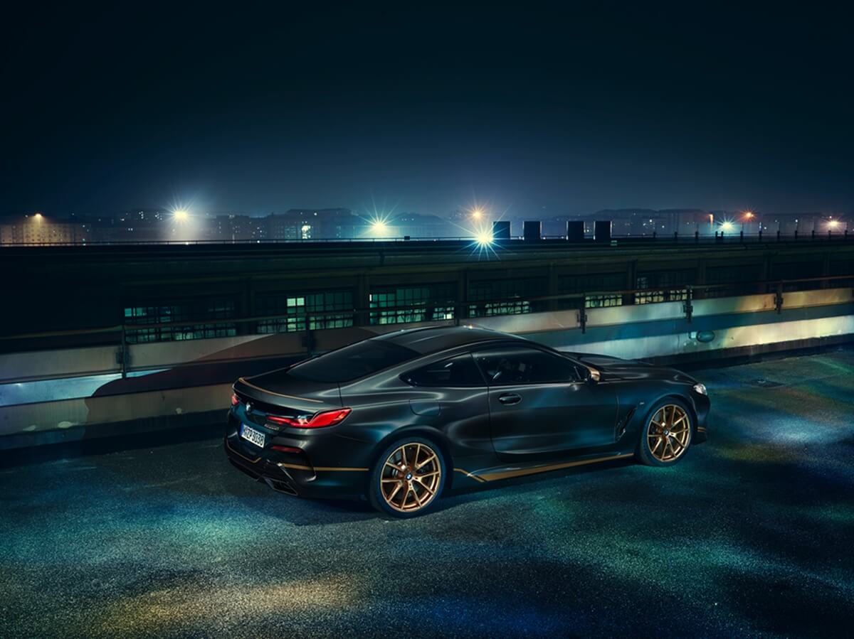 黑夜中的金色电光，BMW 8系 Golden Thunder Edition(5)