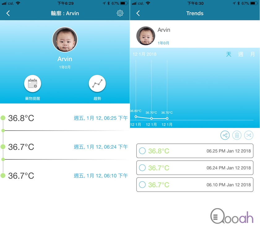 流感高峰期必备，简单易用的 Motorola 智能婴儿探热器试用评测！(6)