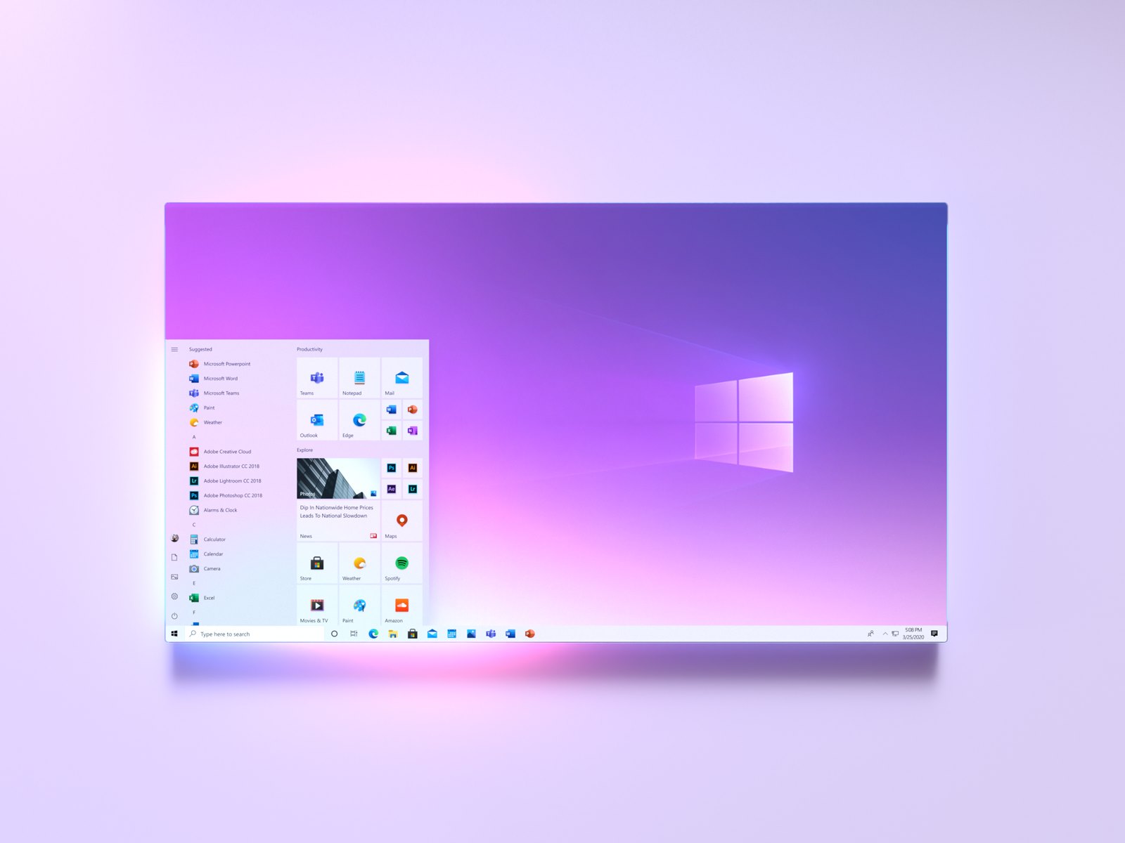微软公布 Windows 10 全新「开始」：Phantom Pink Pride 主题！(1)