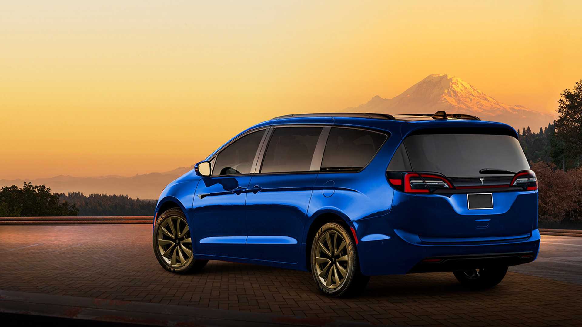 Tesla MPV 渲染图流出，网民形容无法直视(1)