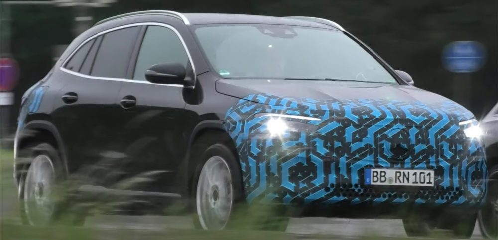 Benz EQA 量产车现真身，有图有片(1)