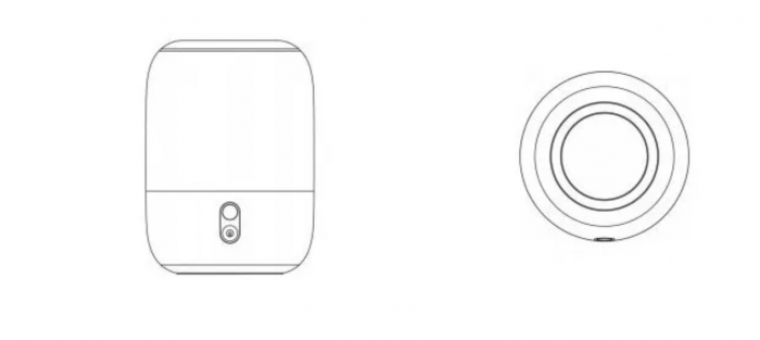 小米智能音箱新专利，外型似 Apple HomePod？(1)