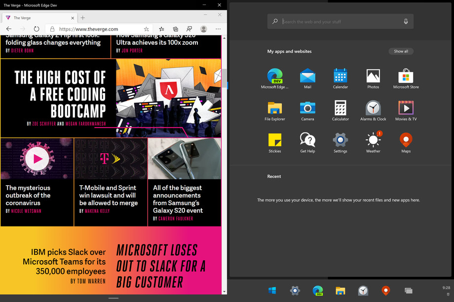 Windows 10X 试一试：全新界面，简洁乾净(4)
