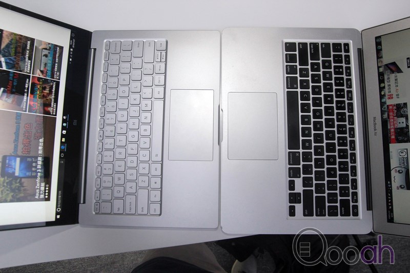 小米笔记本 Air 两款机外观细节知多点(与Macbook Air 比对)(11)
