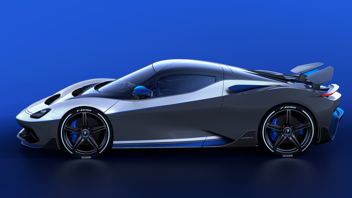 Pininfarina 纯电超跑!!! 1900匹，最高时速350km/h(1)