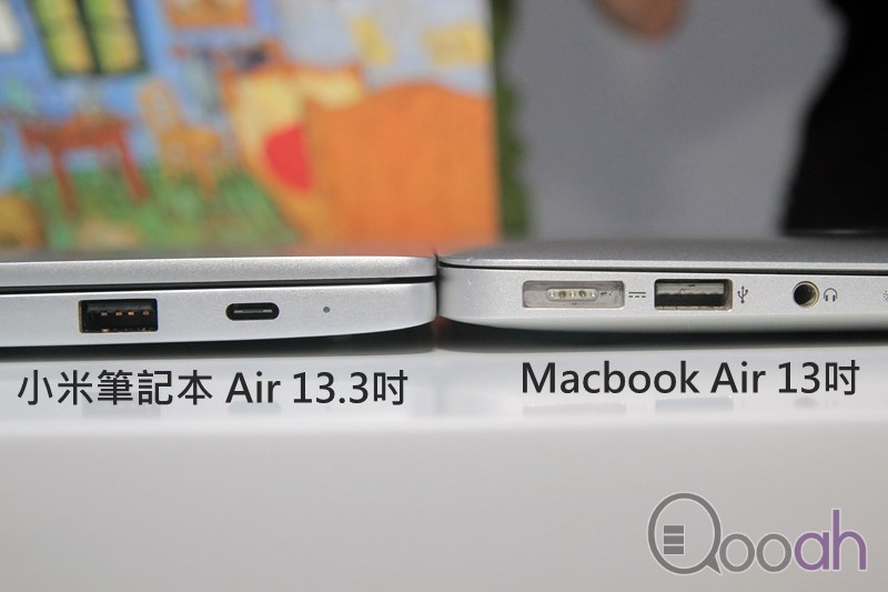 小米笔记本 Air 两款机外观细节知多点(与Macbook Air 比对)(9)