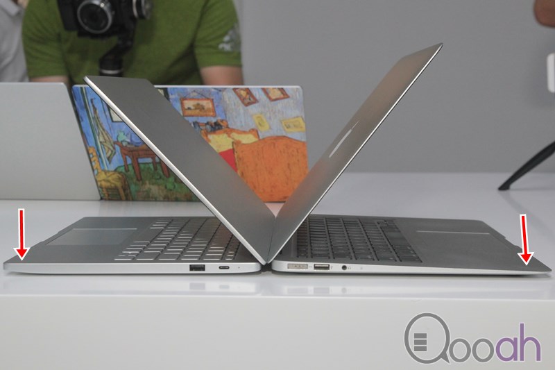 小米笔记本 Air 两款机外观细节知多点(与Macbook Air 比对)(10)