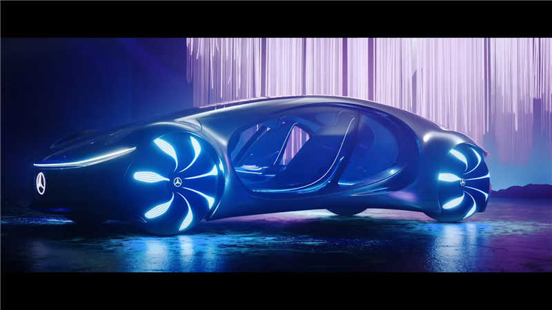 Benz 展出《阿凡达》主题超科幻概念车 Vision AVTR(2)