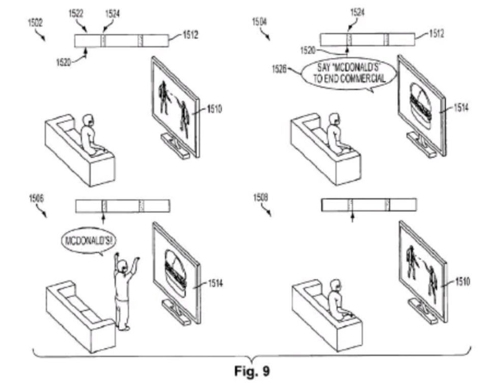 Sony 的古怪新专利：对电视叫一声可自动飞走广告(1)