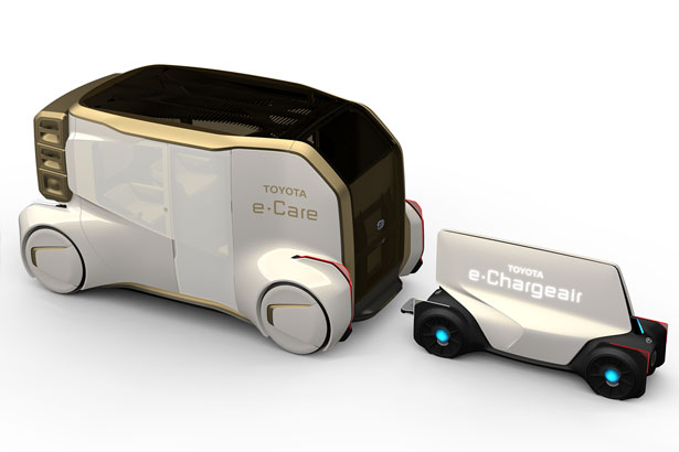 丰田展示移动跟尾车用尿袋 e-Chargeair(3)