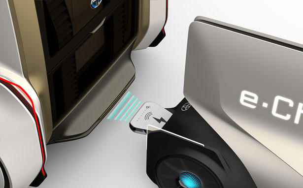 丰田展示移动跟尾车用尿袋 e-Chargeair(4)