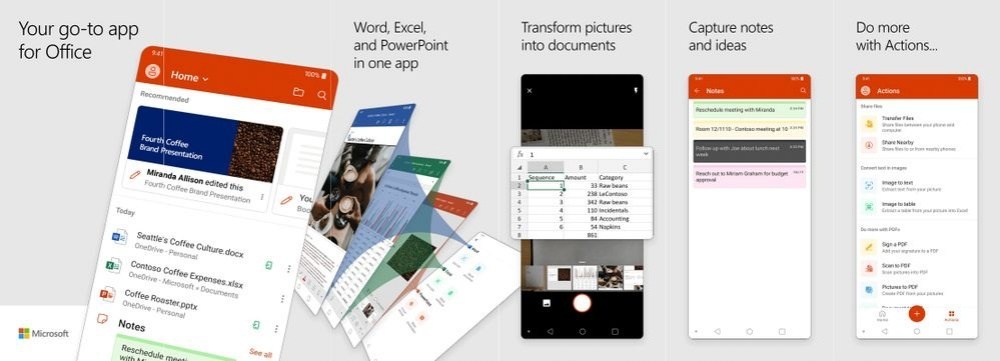 微软以全新 Office App 实现更流畅的行动办公体验