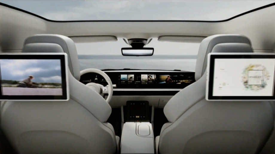 Sony 发布电动概念车 Vision-S，集高科技于一身(3)