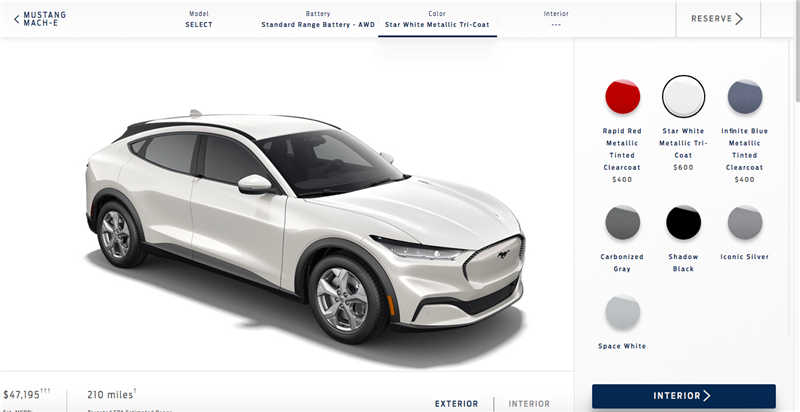 Ford Mustang Mach-E SUV 预定金只需 500美元(2)