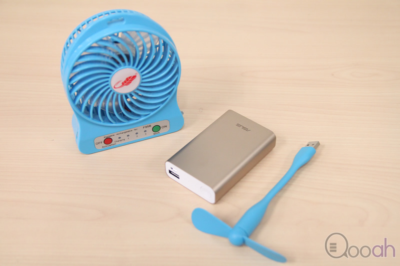 夏日必备：超轻便悭电 USB 随身小风扇，接上任何充电池就用得！(3)