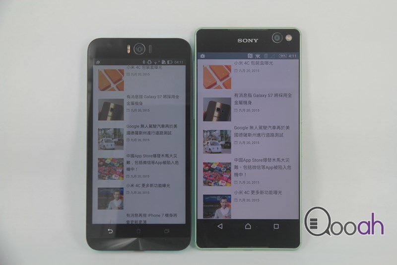 ASUS ZenFone Selfie 比拚 Xperia C5 Ultra！谁是自拍皇? 谁最划算?(1)