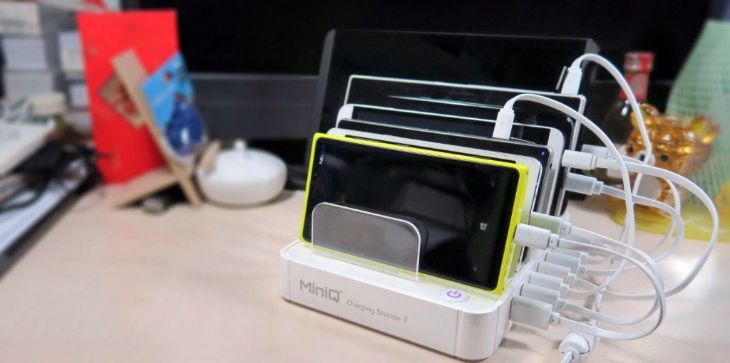 MiniQ Charging Station 7 难得的大容量叉座