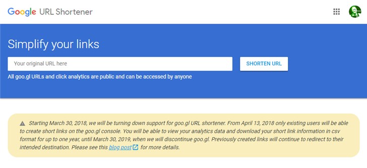 Google 短网址服务 goo.gl 正式玩完(1)