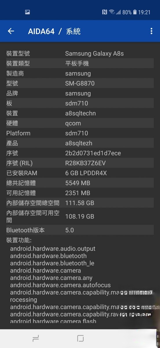 Samsung Galaxy A8s 价钱 Price、规格及评测：具性价比 Samsung 手机 - MobileMa(14)