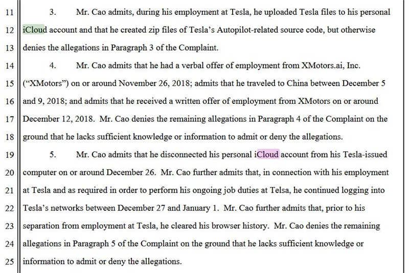 曹广志：我只是上传 Tesla 自动驾驶系统源码 但没有偷(2)