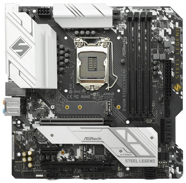 B460 都可以超频 ?! ASROCK B460M Steel Legend 主机板