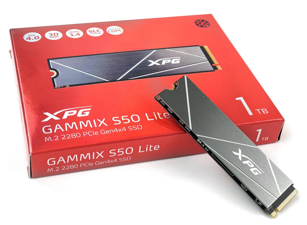 ADATA 推出全新主流级 XPG GAMMIX S50 Lite」PCIe Gen4 NVMe SSD