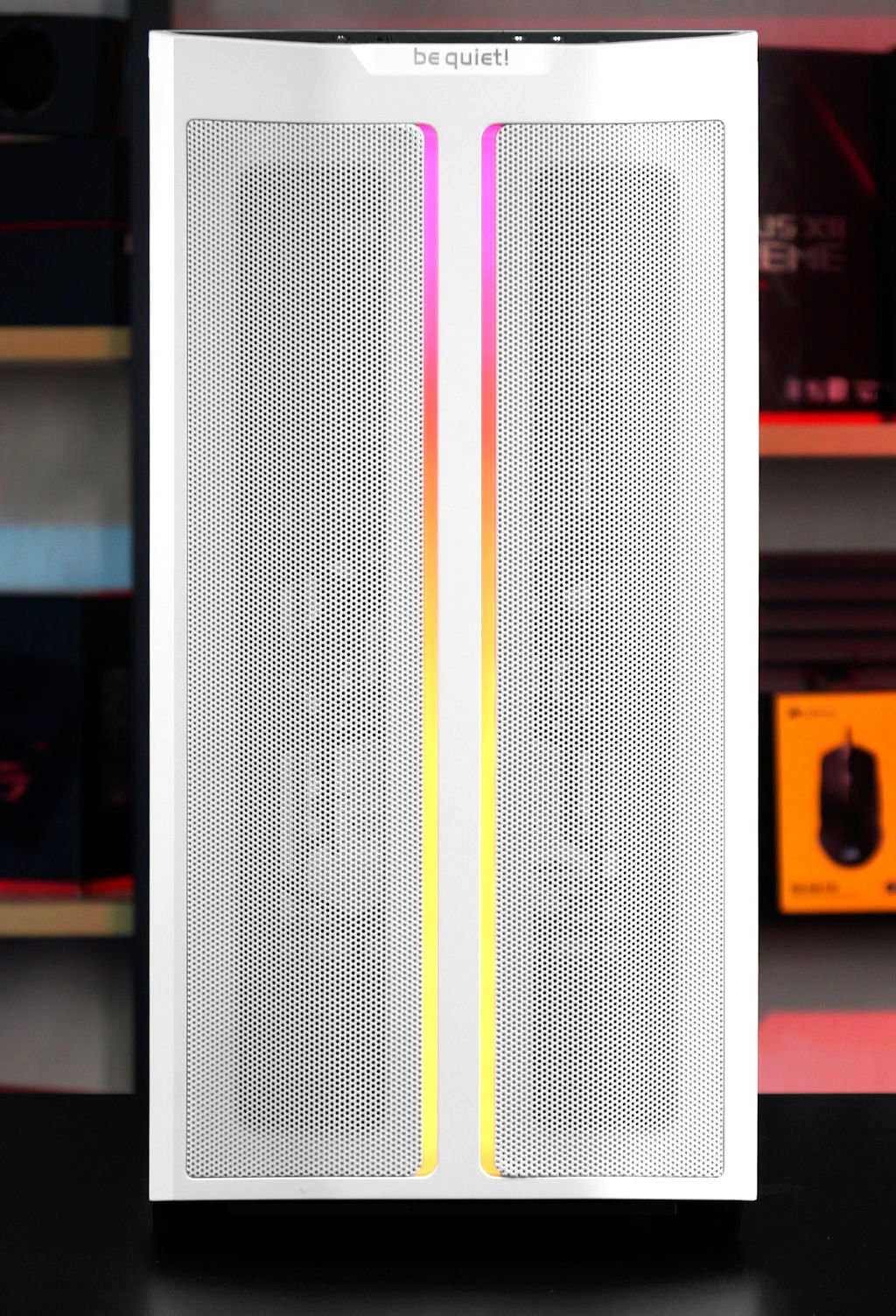 3 颗 Pure Wing 2、ARGB 灯效 be quiet! PURE BASE 500DX 机箱