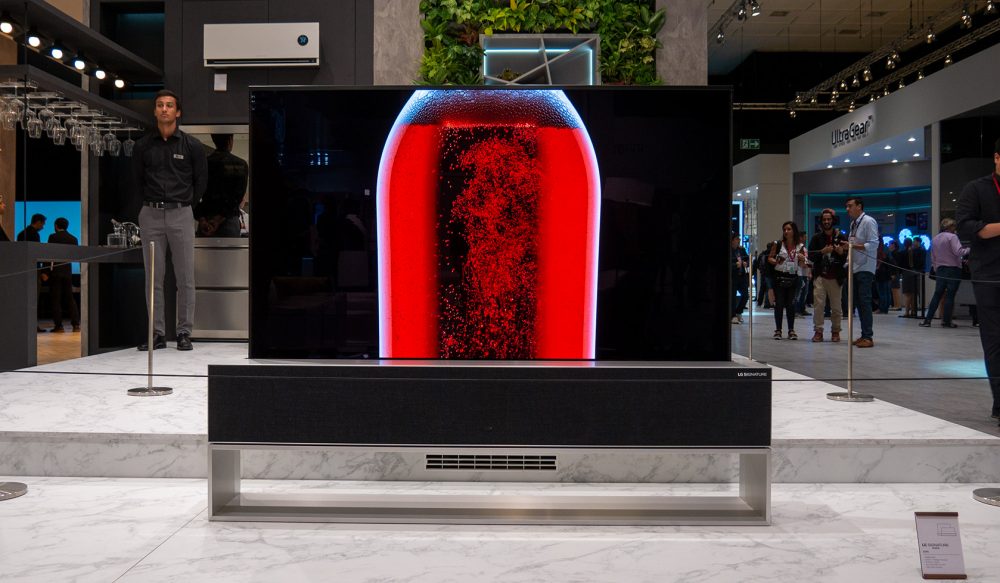 LG Signature OLED TV R 可捲合式屏幕电视机拟延期推出