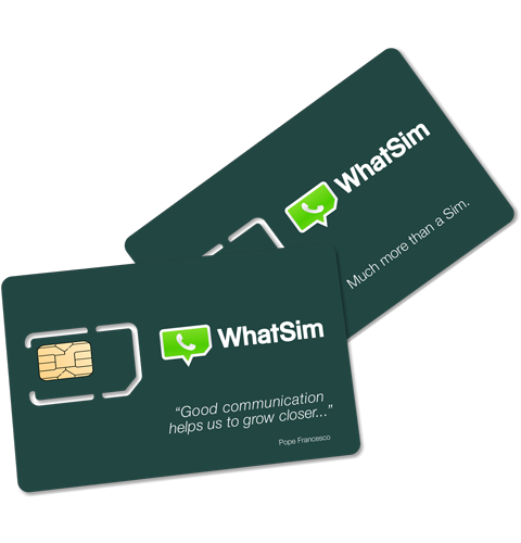 10 欧元 WhatSIM 全球无限 Send 覆盖全球 150 国家、全年任用