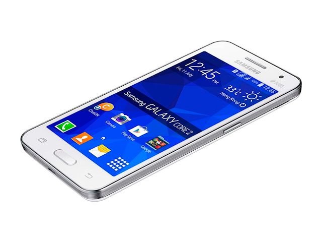 四核、双卡入门级智能手机 Samsung Galaxy Core2