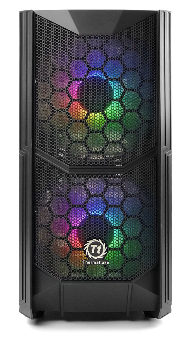 多网形网孔、20cm ARGB 风扇 Thermaltake Commander C35 TG ARGB 机箱